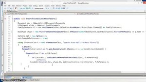 Face Wall and Mass Floor creation with the Revit API
