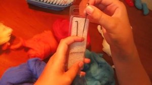 Валяние из шерсти для новичков. Обзор Шерсть и иглы для валяния. Поделки с детьми!