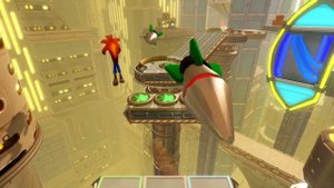 Crash Bandicoot 3 Warped -  Level 31: Future Tense (All Crates & Death route)