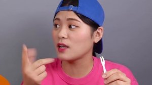 Mukbang Rainbow desserts 무지개 치즈 먹방 DONA 도나