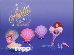 The_little_mermaid_1993_Tyco_Merbabysitter_Ariel_doll_German_commercial