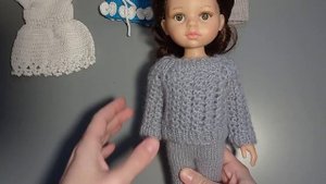 ИТОГИ ОСЕНИ. Вязаная одежда для куклы Паолы Рейна