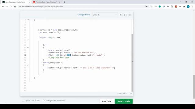 05 - Примитивные типы данных - Java Практика (Hackerrank)
