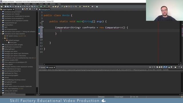 Java Object Oriented: Le espressioni lambda - Lezione 35 смотреть онлайн