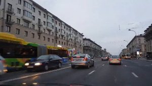 Минск на машине. Minsk/Belarus