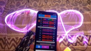 LED Music Wi-Fi controller VSS-02-2k-DMX512. Android application. Spectrum patterns