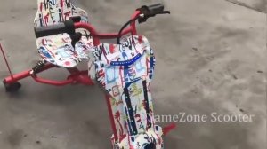 Электрический скутер.для детей ,3 колеса. Drift Kart ХОВЕРБОРДА . дополнительной подвеской и VROOM