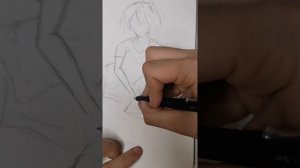 ASMR  SKETCH WITH ME ✏️2B From Nier automata [ASMR&LOFI]