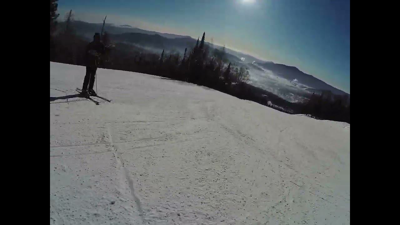 Шерегеш. Трасса "Восток" 75.6 км/ч смотреть онлайн