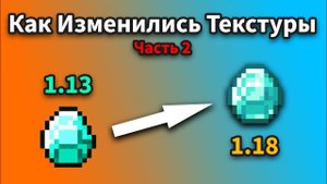 Как Изменялась Текстура на Блоках и Предметах в Minecraft Часть "2"