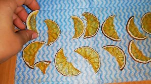 Как высушить лимоны, мандарины и минеолы.  Результаты