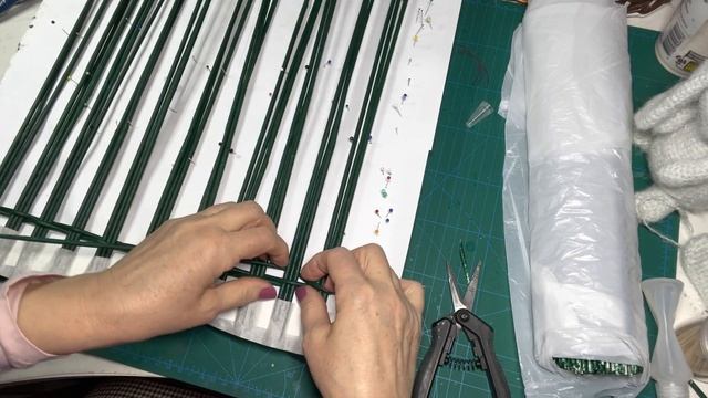 Короб на каркасе/ручная работа /бумажная лоза / Handarbeit/