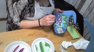 Рисование акриловыми красками одним мазком кисти