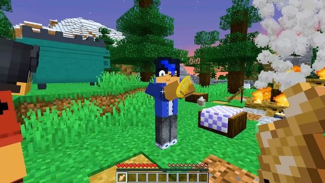 Minecraft but it's SPIN THE BOTTLE! смотреть онлайн