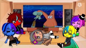 SpongeBob reacts to Spingebill’s Hazardous Camping! //Gacha Club//