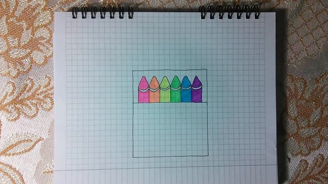 Как нарисовать фломастеры.