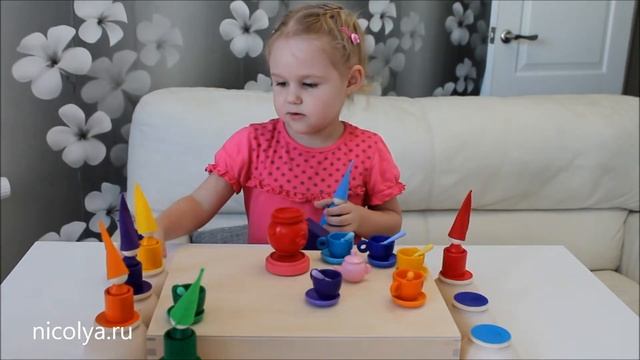 Игра чаепитие гномов. Кукольная посудка Nicolya смотреть онлайн
