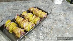 КАРТОШКА БЕКОН НА ШПАЖКЕ