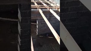 "Балки перекрытий" Строим однаэтажный дом 8*9 из наших арболитовых блоков.