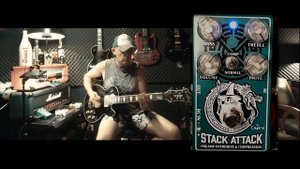 CALINE - STACK ATTACK - FAT OVERDRIVE !  [sound check ] DROP C   Power chords & Heavy tone !