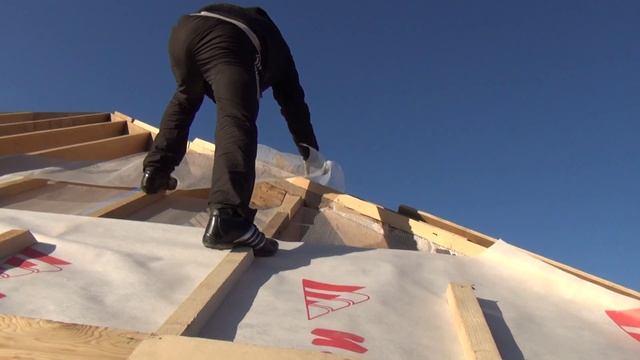 Крыша дома , Гидро-ветрозащитная паропроницаемая мембрана смотреть онлайн