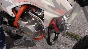 Питбайк X-MOTOS 125 JET на колесах 14/12". Обзор.