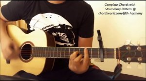 Fifth Harmony I'm In Love With A Monster Chords