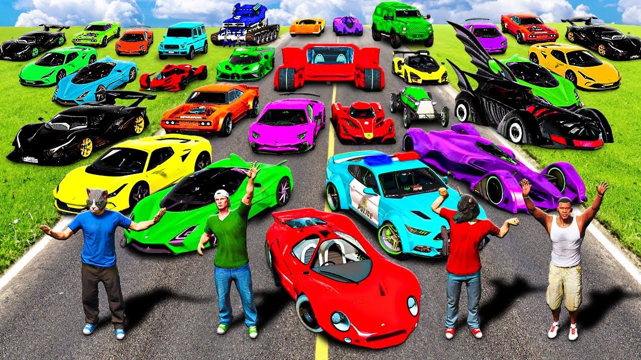 УГНАЛ 50 СЕКРЕТНЫХ МАШИН В GTA 5! ЛАМБОРГИНИ, ТАЧКИ 3, БАЙКИ, ДПС, ЗАБРОШЕННЫЕ ГТА 5 МОДЫ РАЙЛЮХА