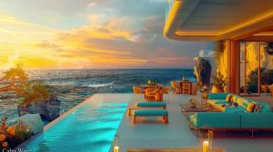 Morning Jazz Delight - Seaside Cafe Escapade | Relaxing With Smooth Jazz By The Ocean