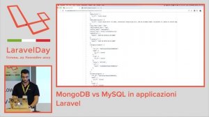 Giacomo Fabbian - MongoDB vs MySQL in applicazioni Laravel - laravelday 2019