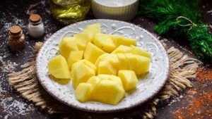 Картошка со сметаной и чесноком