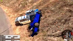ПОЛИЦЕЙСКАЯ ПОГОНЯ ЗА НОВЫМИ МАШИНАМИ В BEAMNG DRIVE