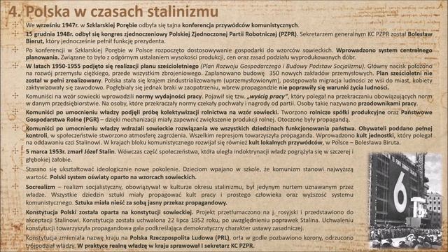 Wczoraj i Dziś - Polska po II wojnie światowej (podsumowanie wiadomości) смотреть онлайн