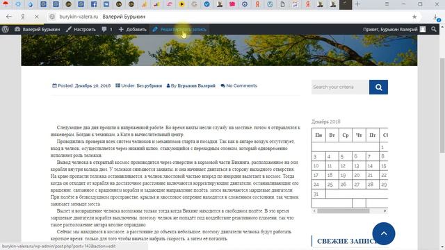 Редактор текста для WordPress