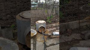 самодельная печь для плавки бронзы 2