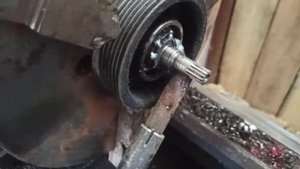 как снять шкив насоса гура газель
