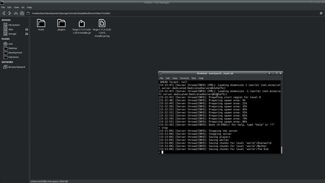 [#1] [SPONGE] [MODS] Запуск сервера Minecraft 1.11.2 с плагинами и модами смотреть онлайн