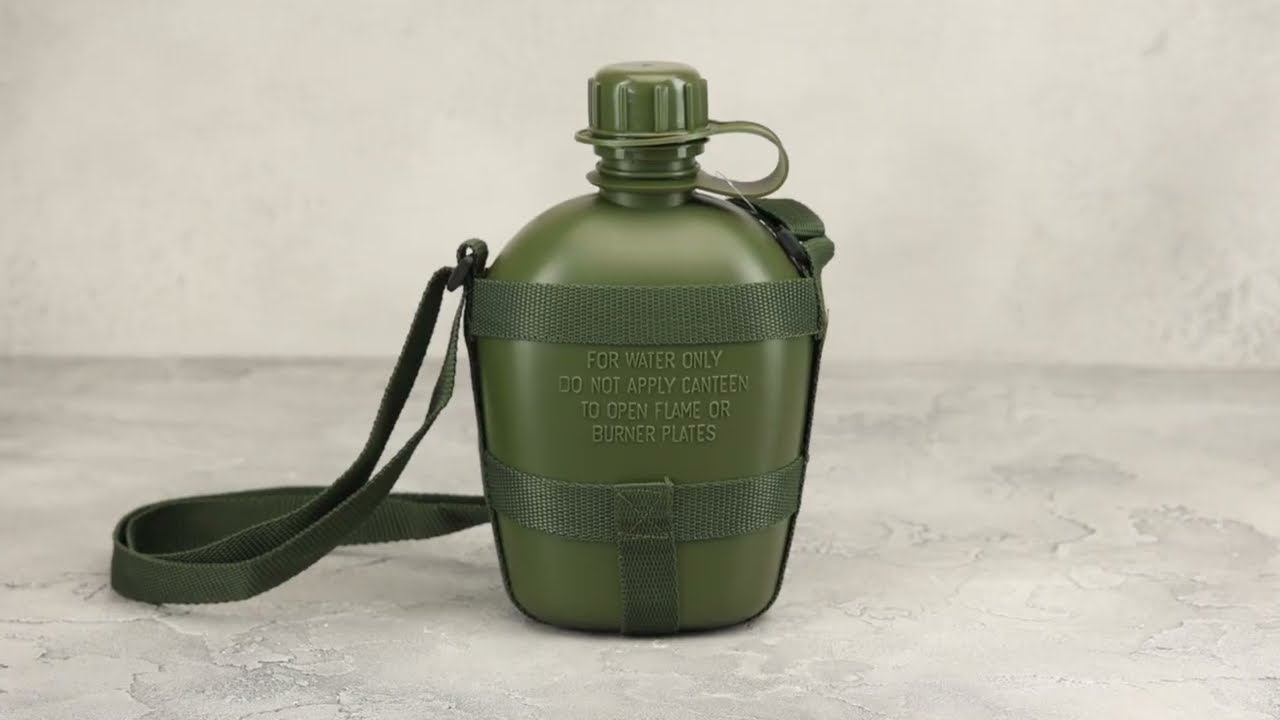 Фляга туристическая ECOS CF-45 с плечевым ремнем, 1 л смотреть онлайн