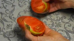 Томат Озарк закат. Тест спелых плодов.