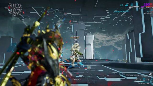 Warframe, Rakta + synth charge + my build смотреть онлайн