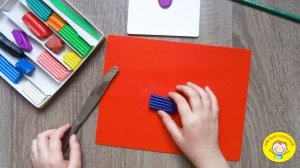 Как слепить МИШКУ из пластилина. УРОК 42. Тема: "мишка с шишкой"- лепка.