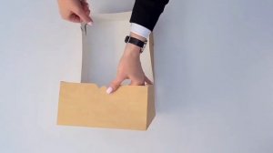 Инструкция по сборке. Коробка для торта с прозрачным боковым и верхним окном.