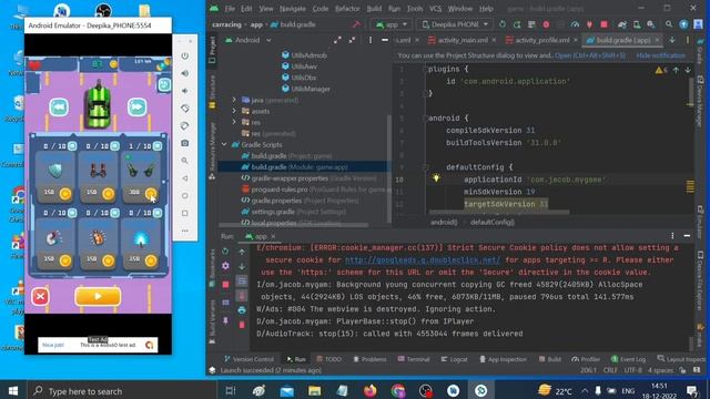How to Make Car Racing Game App with Android Studio - Ultimate Racing - Android Game App Project