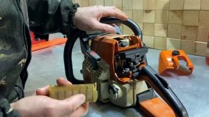 STIHL MS 021 бензопила которой хорошенько наваливали!