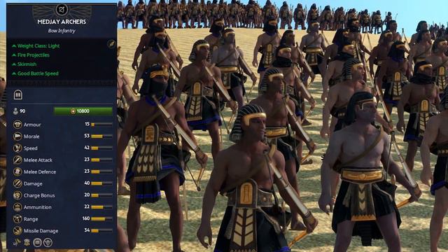 Total War: Pharaoh Faction Unit Showcase - Ramesses Chosen of Ra