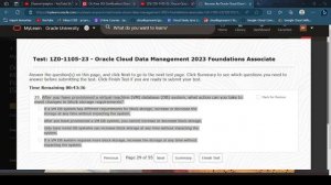 Oracle Cloud Data Management 2023 Foundations Associate (1Z0-1105-23) || [ With Explanation ?️