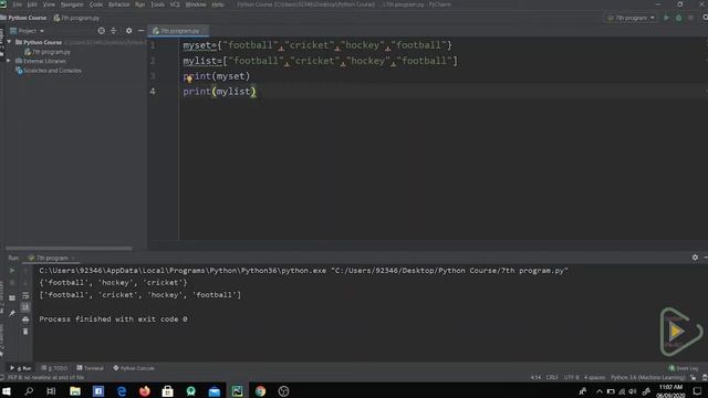 Lists Functions And Sets in Python [Python For Absolute Beginners] #7