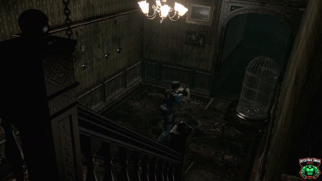 RESIDENT EVIL: Remake- Jill finds Mansion Map, Golden Arrow & Blue Gemstone gameplay.