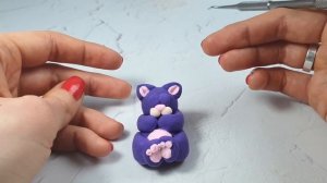 Лепим милых сонных котят из воздушного пластилина??