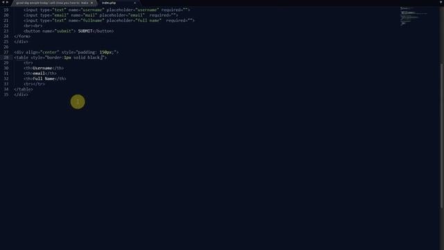 INSERT,DELETE,SELECT and UPDATE PHP and MYSQL